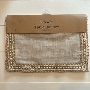 🌲  jute crochet table runner 14x72 inch